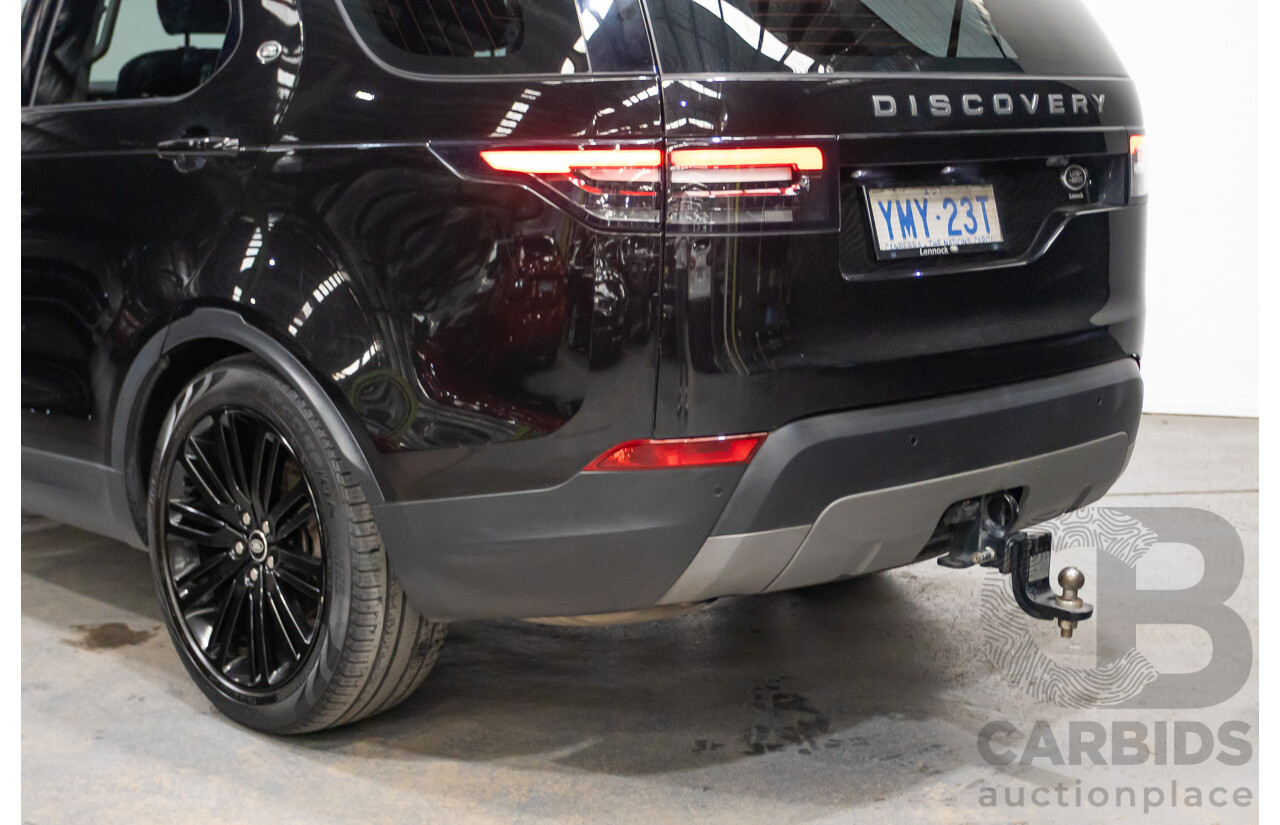 03/2018 Land Rover Discovery TD6 SE (190kW) (4x4) MY18 4D Wagon Santorini Black Turbo Diesel 3.0L - 7 Seats