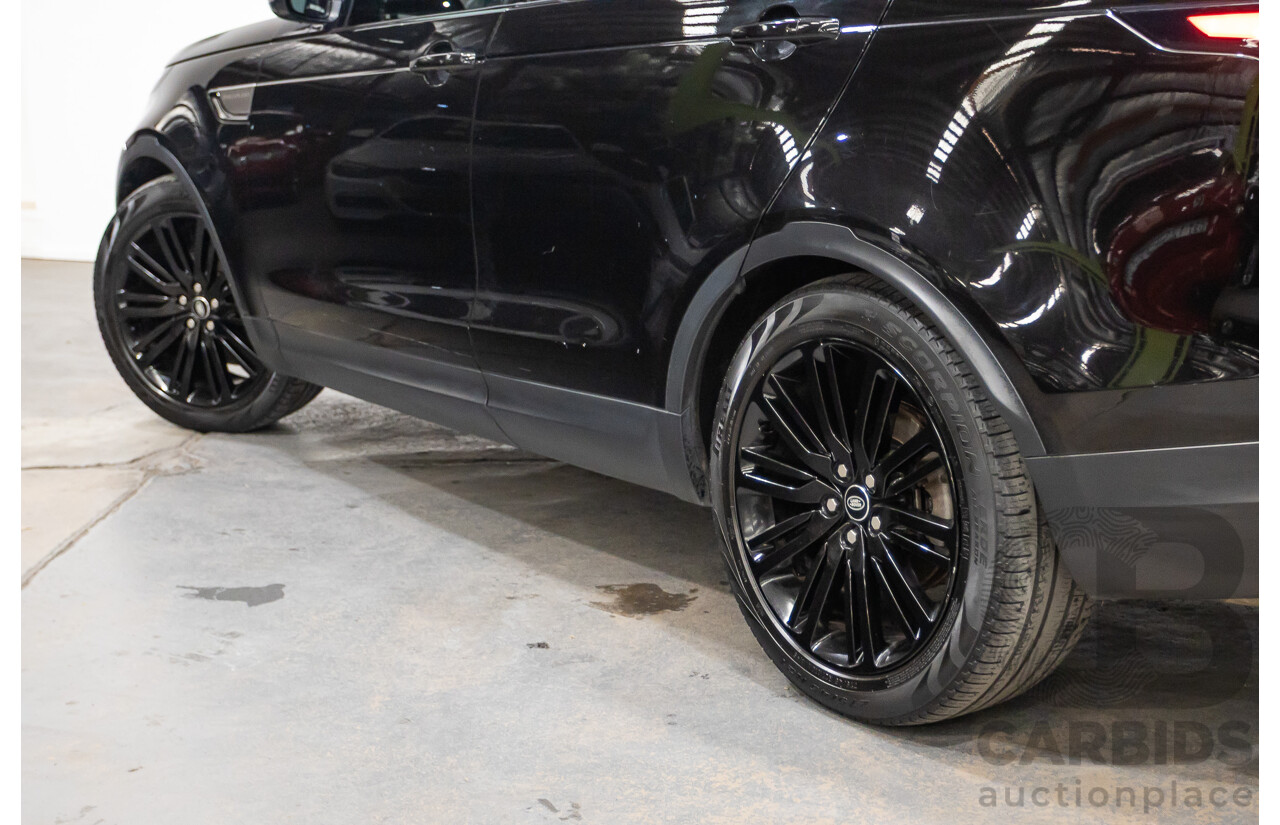 03/2018 Land Rover Discovery TD6 SE (190kW) (4x4) MY18 4D Wagon Santorini Black Turbo Diesel 3.0L - 7 Seats