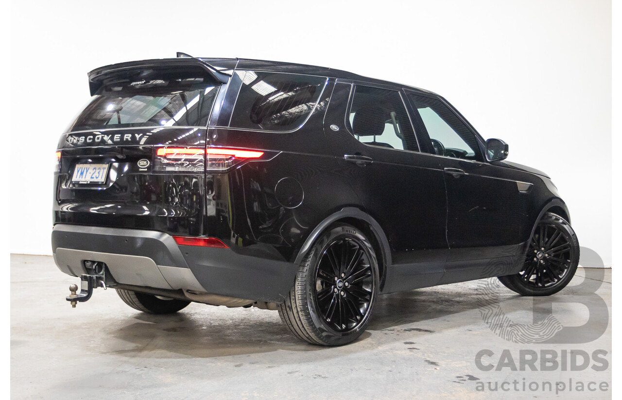 03/2018 Land Rover Discovery TD6 SE (190kW) (4x4) MY18 4D Wagon Santorini Black Turbo Diesel 3.0L - 7 Seats