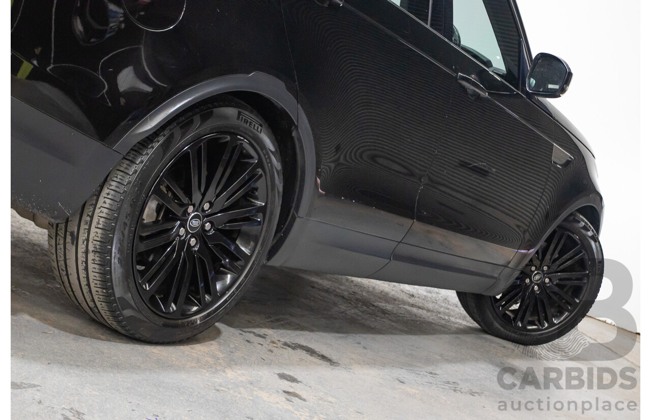 03/2018 Land Rover Discovery TD6 SE (190kW) (4x4) MY18 4D Wagon Santorini Black Turbo Diesel 3.0L - 7 Seats