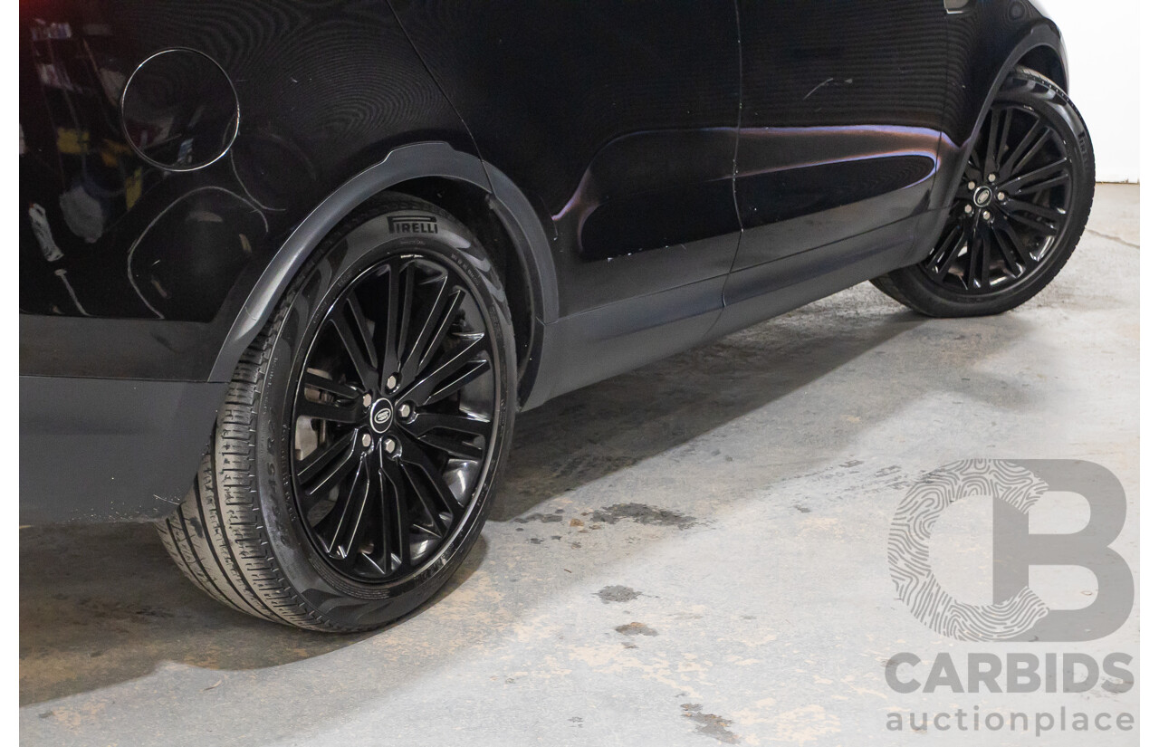 03/2018 Land Rover Discovery TD6 SE (190kW) (4x4) MY18 4D Wagon Santorini Black Turbo Diesel 3.0L - 7 Seats