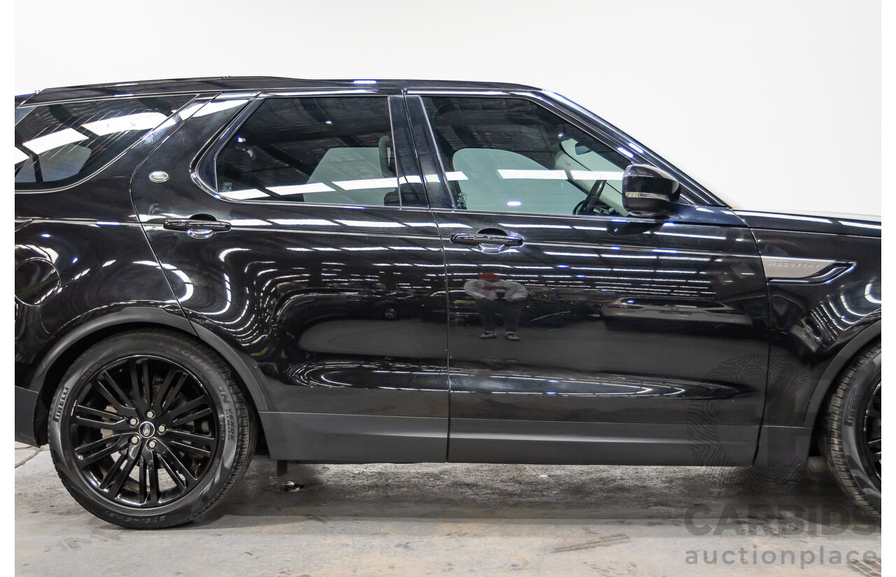 03/2018 Land Rover Discovery TD6 SE (190kW) (4x4) MY18 4D Wagon Santorini Black Turbo Diesel 3.0L - 7 Seats