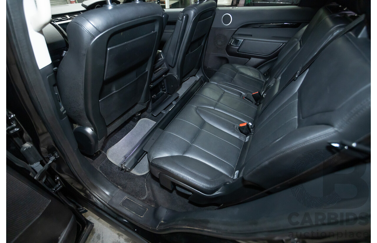03/2018 Land Rover Discovery TD6 SE (190kW) (4x4) MY18 4D Wagon Santorini Black Turbo Diesel 3.0L - 7 Seats