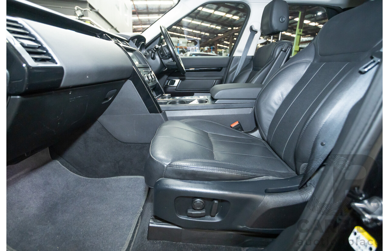 03/2018 Land Rover Discovery TD6 SE (190kW) (4x4) MY18 4D Wagon Santorini Black Turbo Diesel 3.0L - 7 Seats