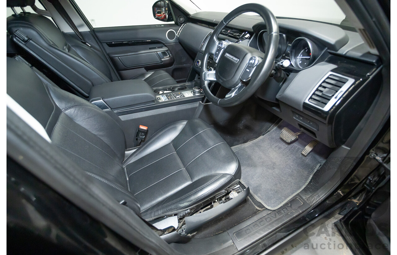 03/2018 Land Rover Discovery TD6 SE (190kW) (4x4) MY18 4D Wagon Santorini Black Turbo Diesel 3.0L - 7 Seats