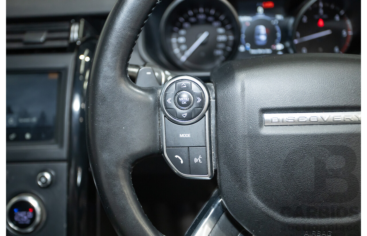03/2018 Land Rover Discovery TD6 SE (190kW) (4x4) MY18 4D Wagon Santorini Black Turbo Diesel 3.0L - 7 Seats