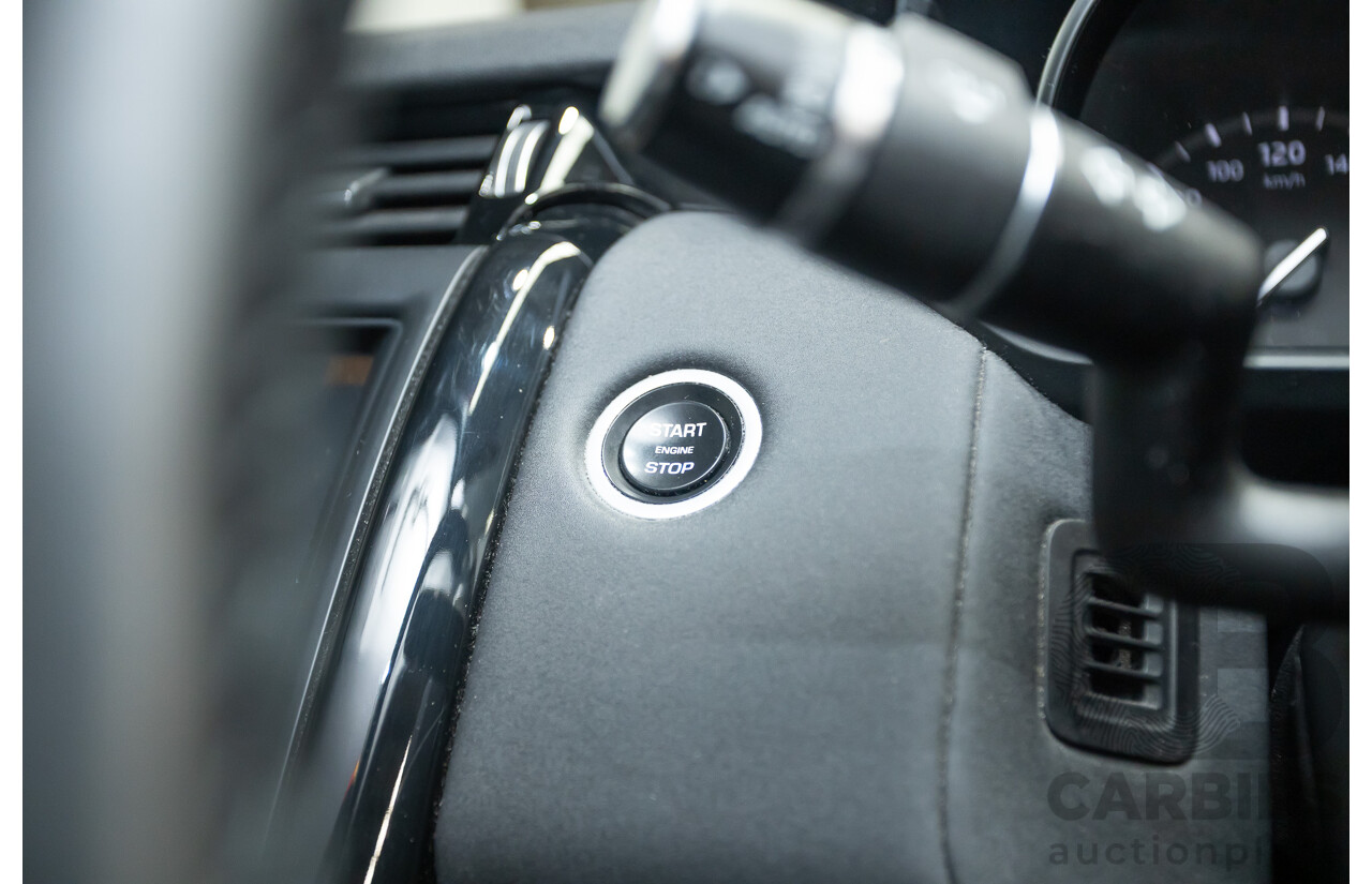 03/2018 Land Rover Discovery TD6 SE (190kW) (4x4) MY18 4D Wagon Santorini Black Turbo Diesel 3.0L - 7 Seats