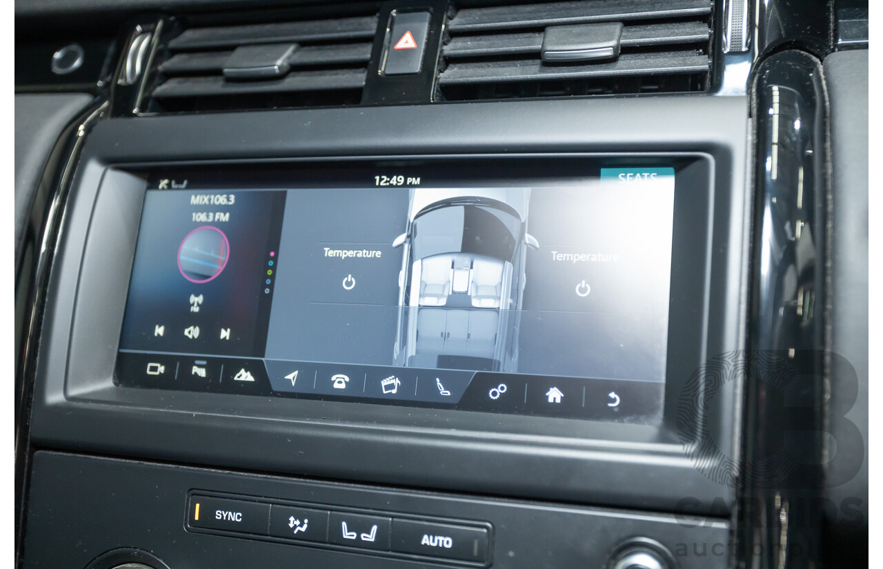 03/2018 Land Rover Discovery TD6 SE (190kW) (4x4) MY18 4D Wagon Santorini Black Turbo Diesel 3.0L - 7 Seats