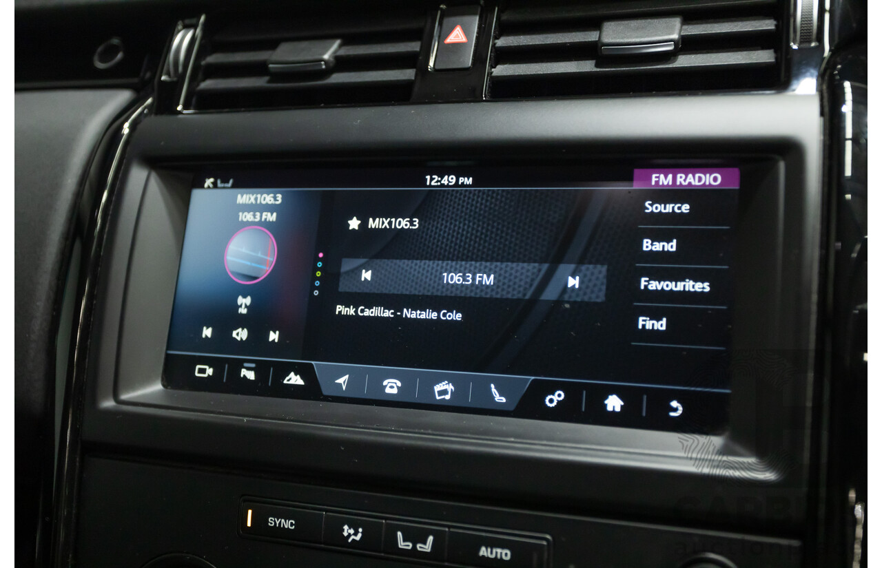 03/2018 Land Rover Discovery TD6 SE (190kW) (4x4) MY18 4D Wagon Santorini Black Turbo Diesel 3.0L - 7 Seats