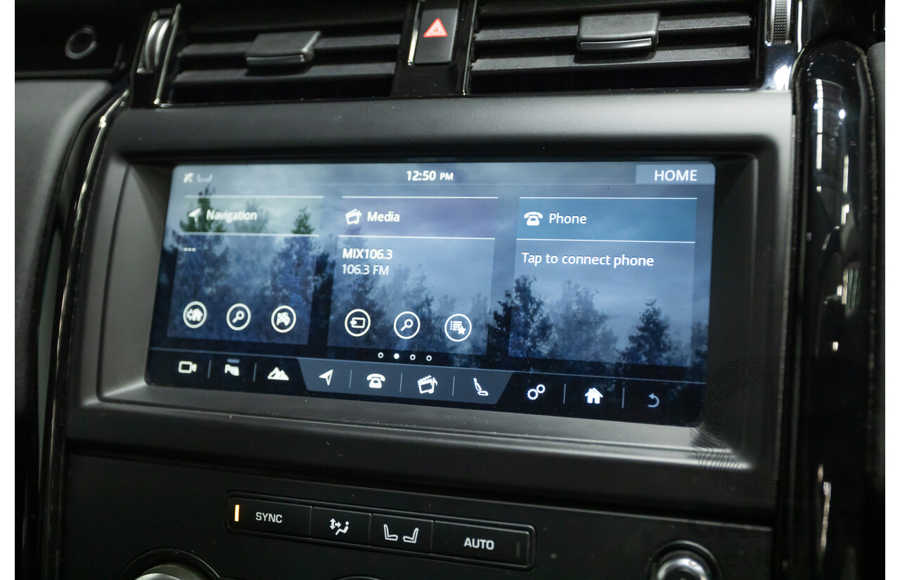 03/2018 Land Rover Discovery TD6 SE (190kW) (4x4) MY18 4D Wagon Santorini Black Turbo Diesel 3.0L - 7 Seats