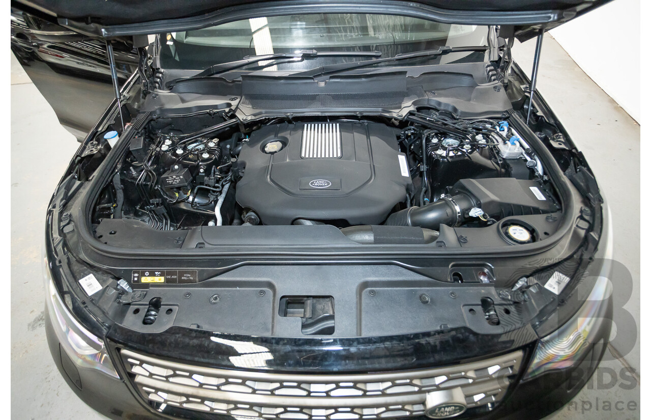 03/2018 Land Rover Discovery TD6 SE (190kW) (4x4) MY18 4D Wagon Santorini Black Turbo Diesel 3.0L - 7 Seats