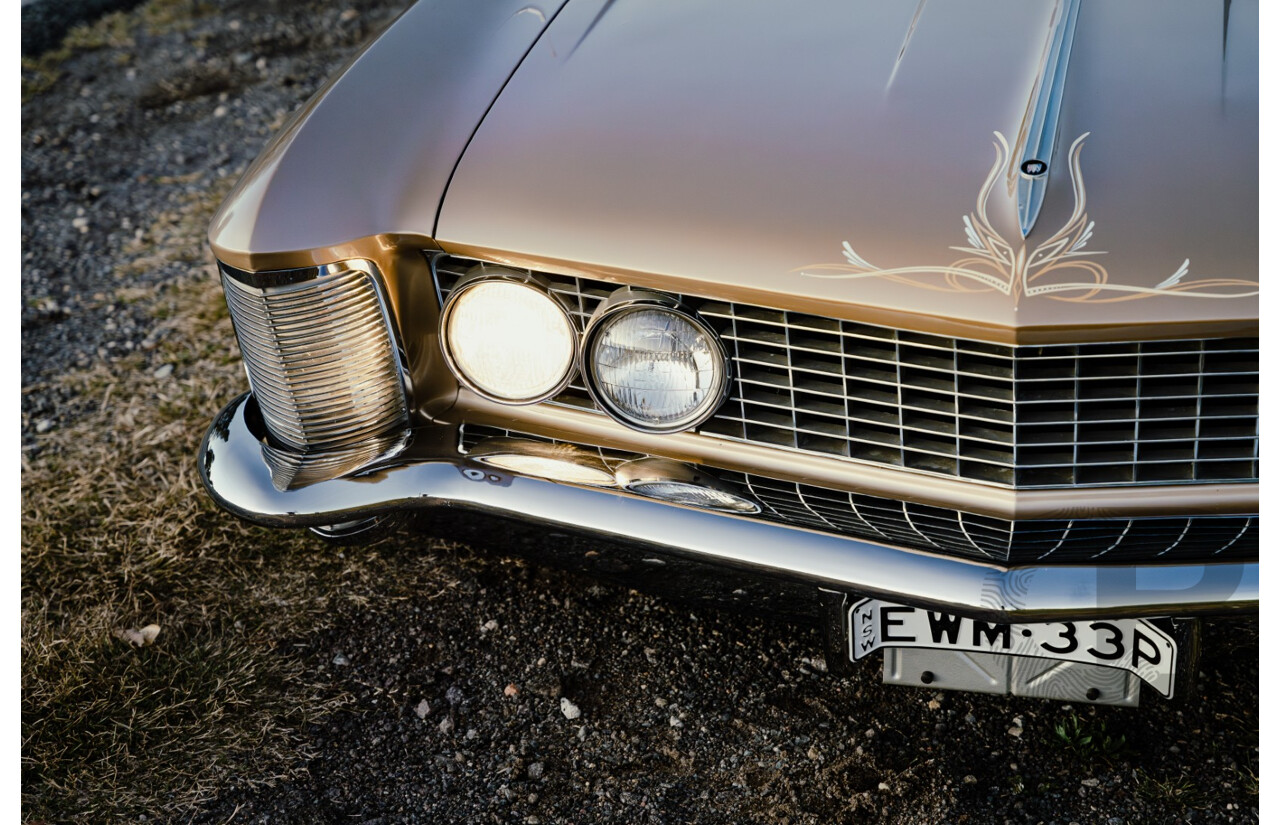 01/1963 Buick Riviera First Gen 2d Hardtop Coupe  Bronze Mist 445 Wildcat V8