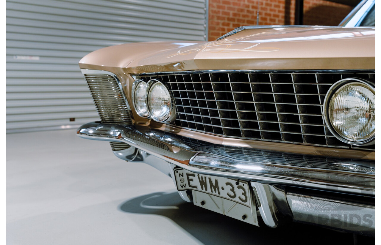 01/1963 Buick Riviera First Gen 2d Hardtop Coupe  Bronze Mist 445 Wildcat V8