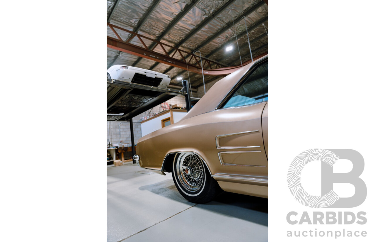 01/1963 Buick Riviera First Gen 2d Hardtop Coupe  Bronze Mist 445 Wildcat V8