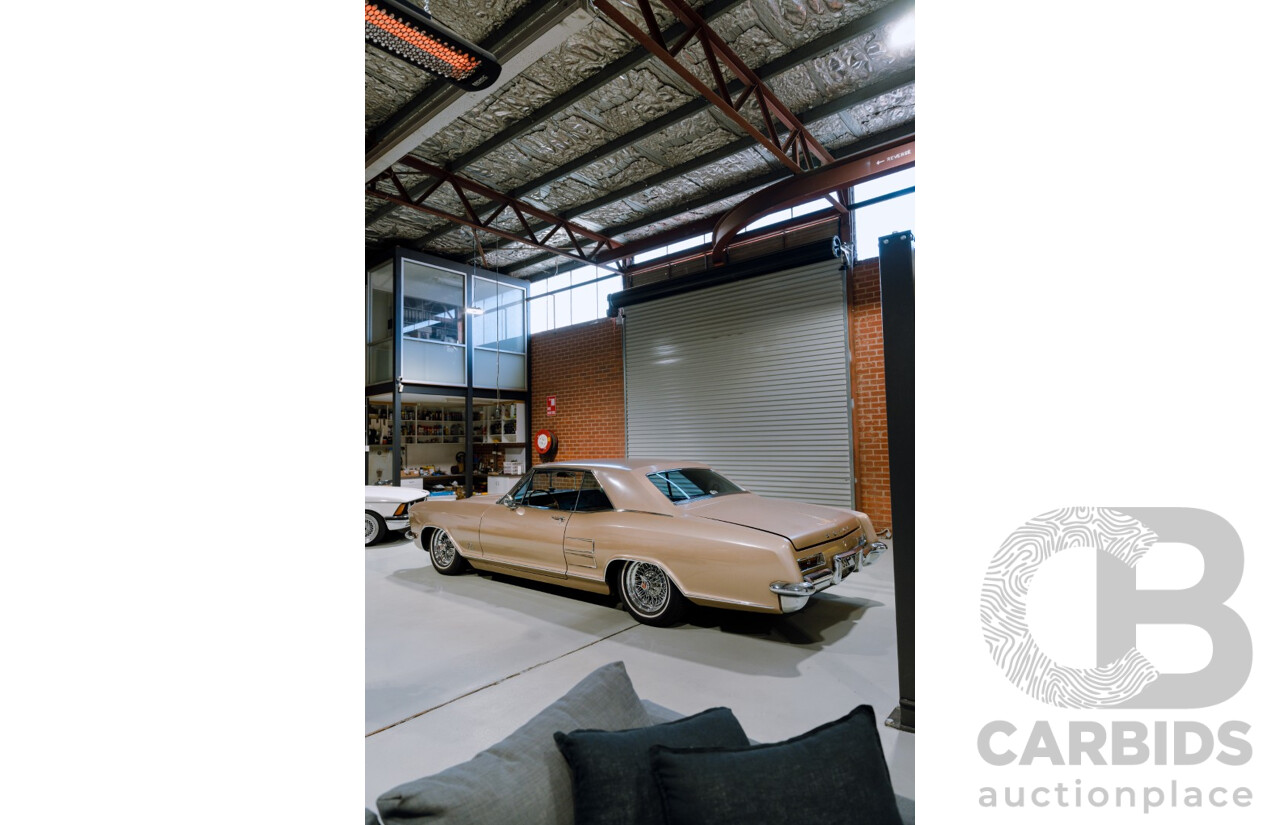 01/1963 Buick Riviera First Gen 2d Hardtop Coupe  Bronze Mist 445 Wildcat V8