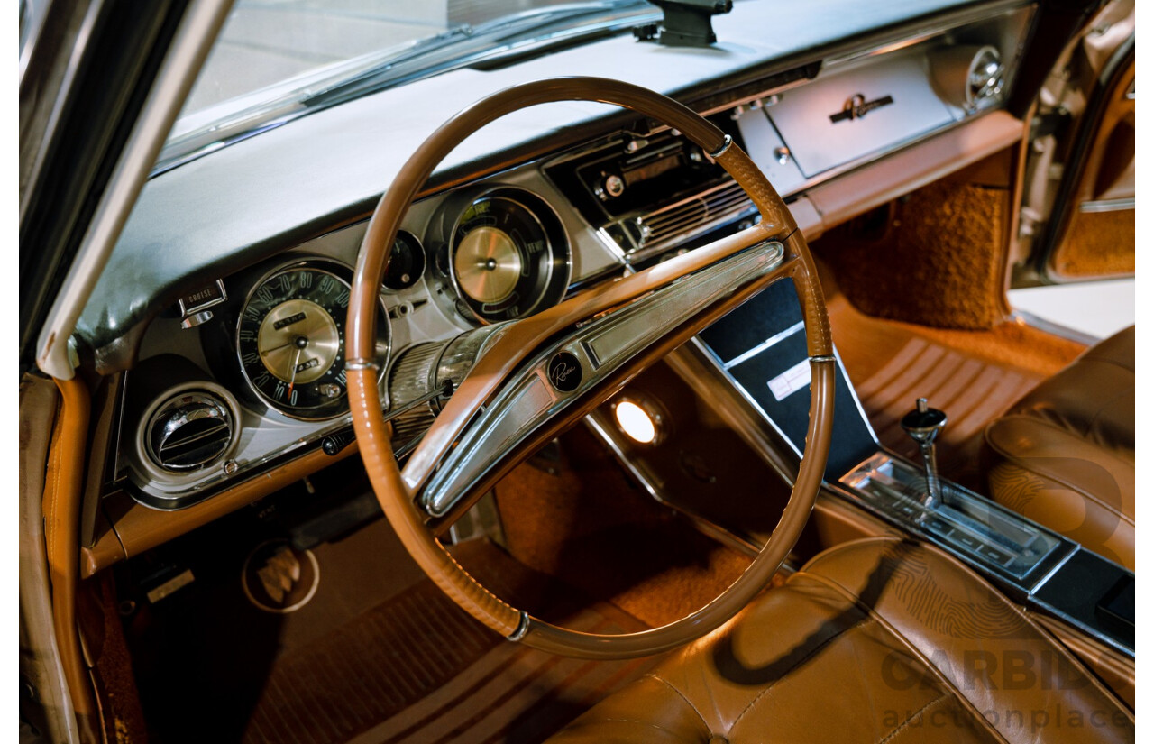 01/1963 Buick Riviera First Gen 2d Hardtop Coupe  Bronze Mist 445 Wildcat V8