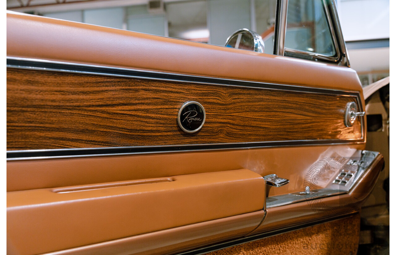 01/1963 Buick Riviera First Gen 2d Hardtop Coupe  Bronze Mist 445 Wildcat V8