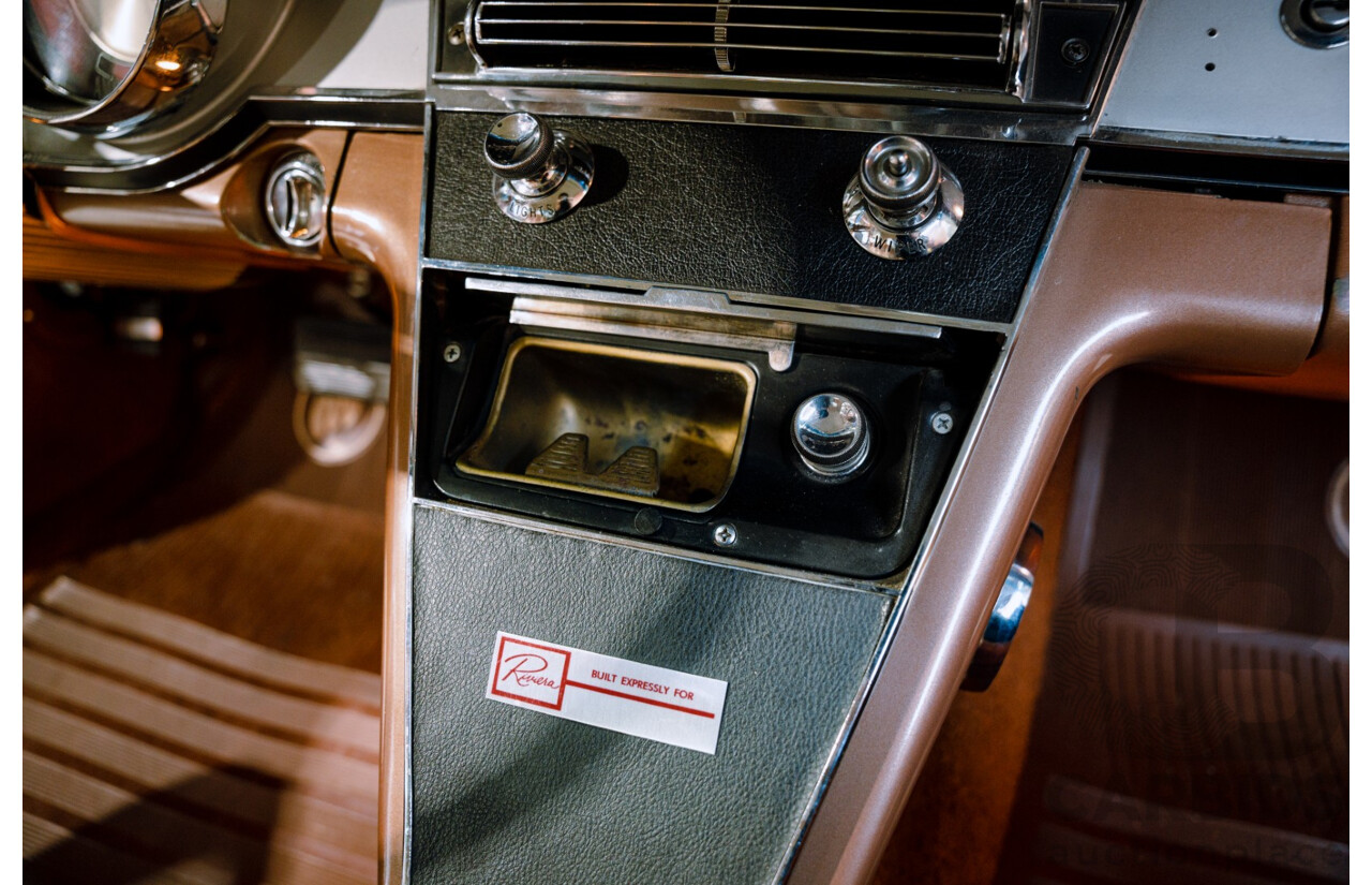 01/1963 Buick Riviera First Gen 2d Hardtop Coupe  Bronze Mist 445 Wildcat V8