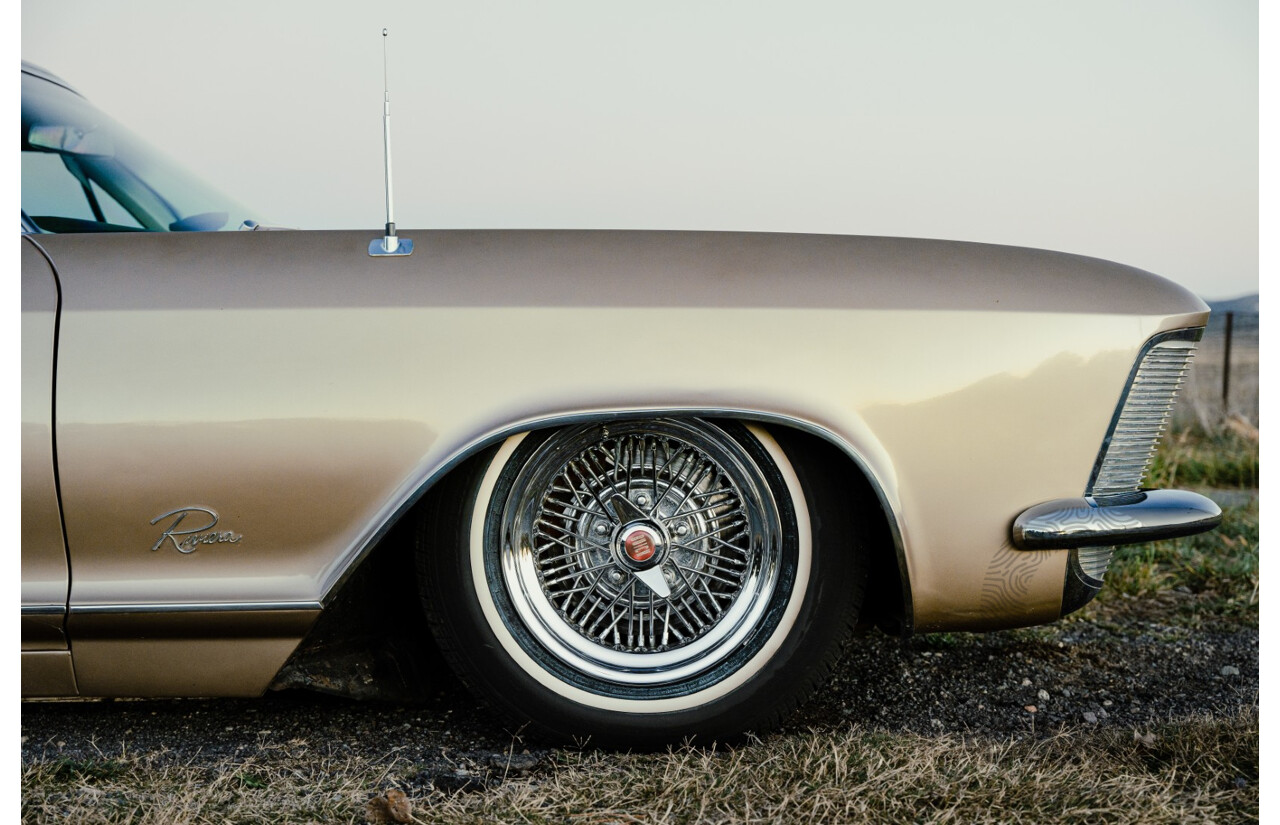 01/1963 Buick Riviera First Gen 2d Hardtop Coupe  Bronze Mist 445 Wildcat V8