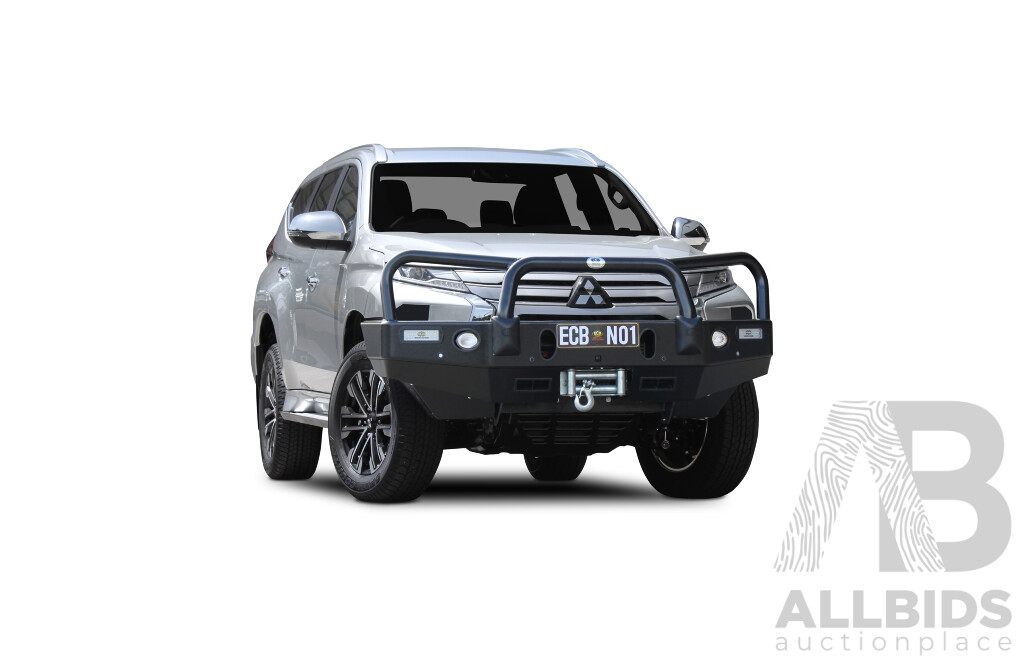 ECB Bullbar Textura Black Powercoat (Part No. EAM115SYB) to MITSUBISHI PAJERO SPORT Model 11/19 to 03/24 - Brand New - RRP $3865.00