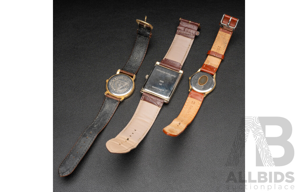 Collection of (3) Ladies Dress Watches Including Seiko & Guess