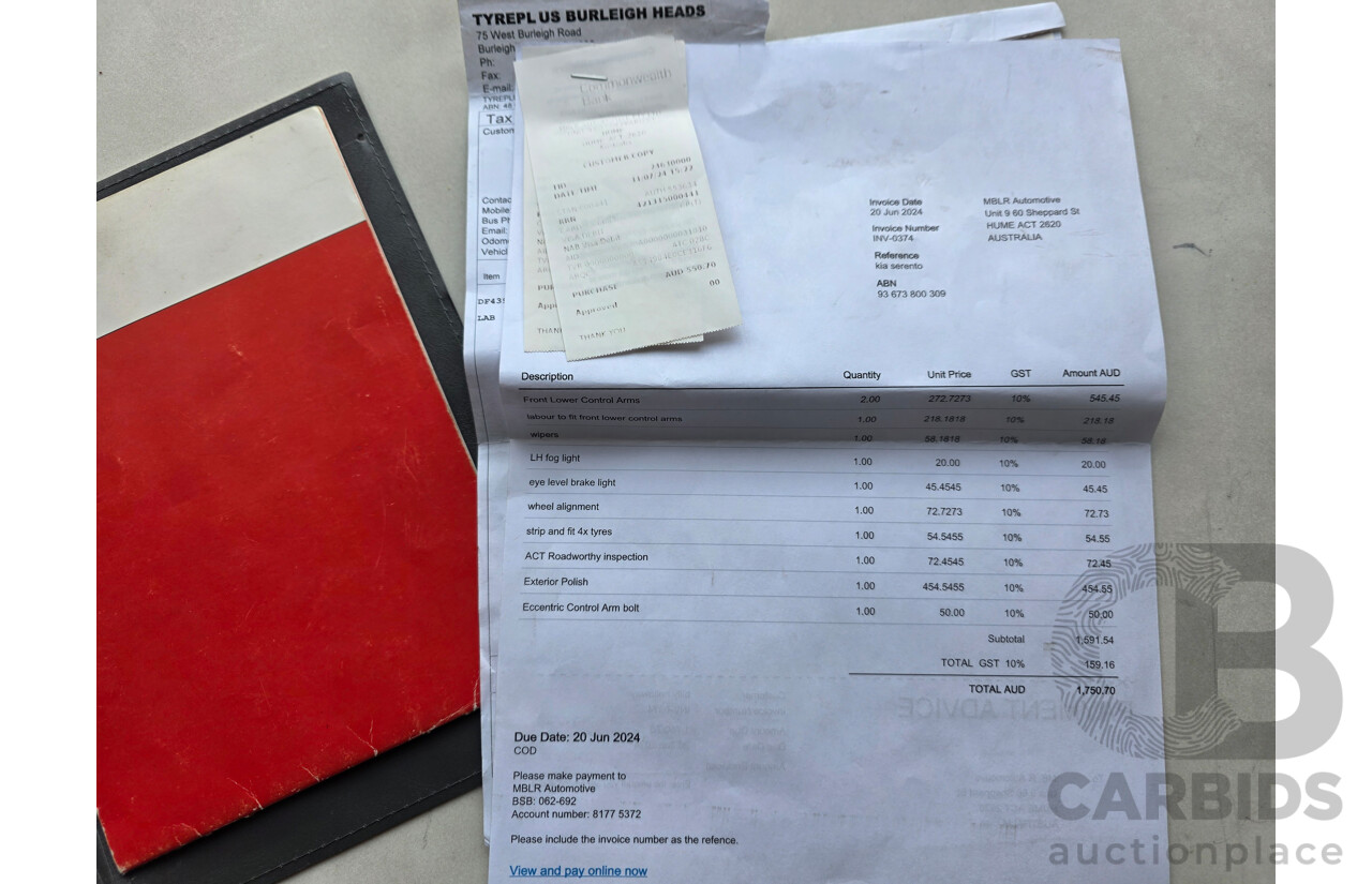 9/2003 Kia Sorento  BL 4d Wagon White 3.5L