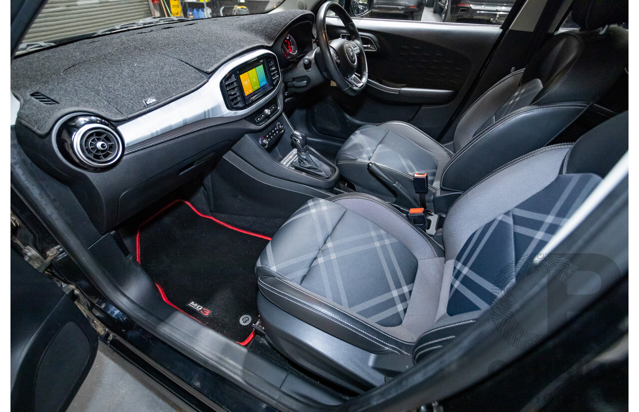 11/2020 MG MG3 Excite SZP1 MY21 4d Hatch Pebble Black 1.5L