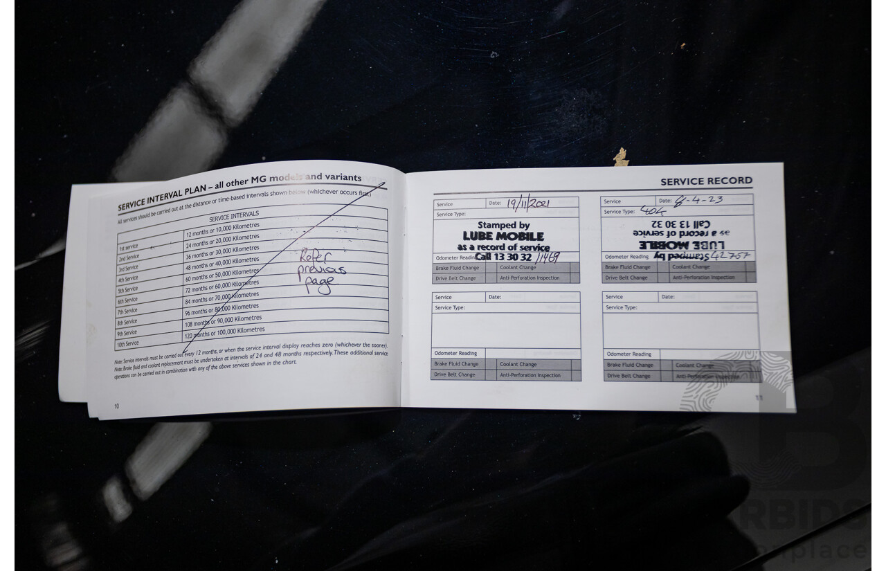 11/2020 MG MG3 Excite SZP1 MY21 4d Hatch Pebble Black 1.5L