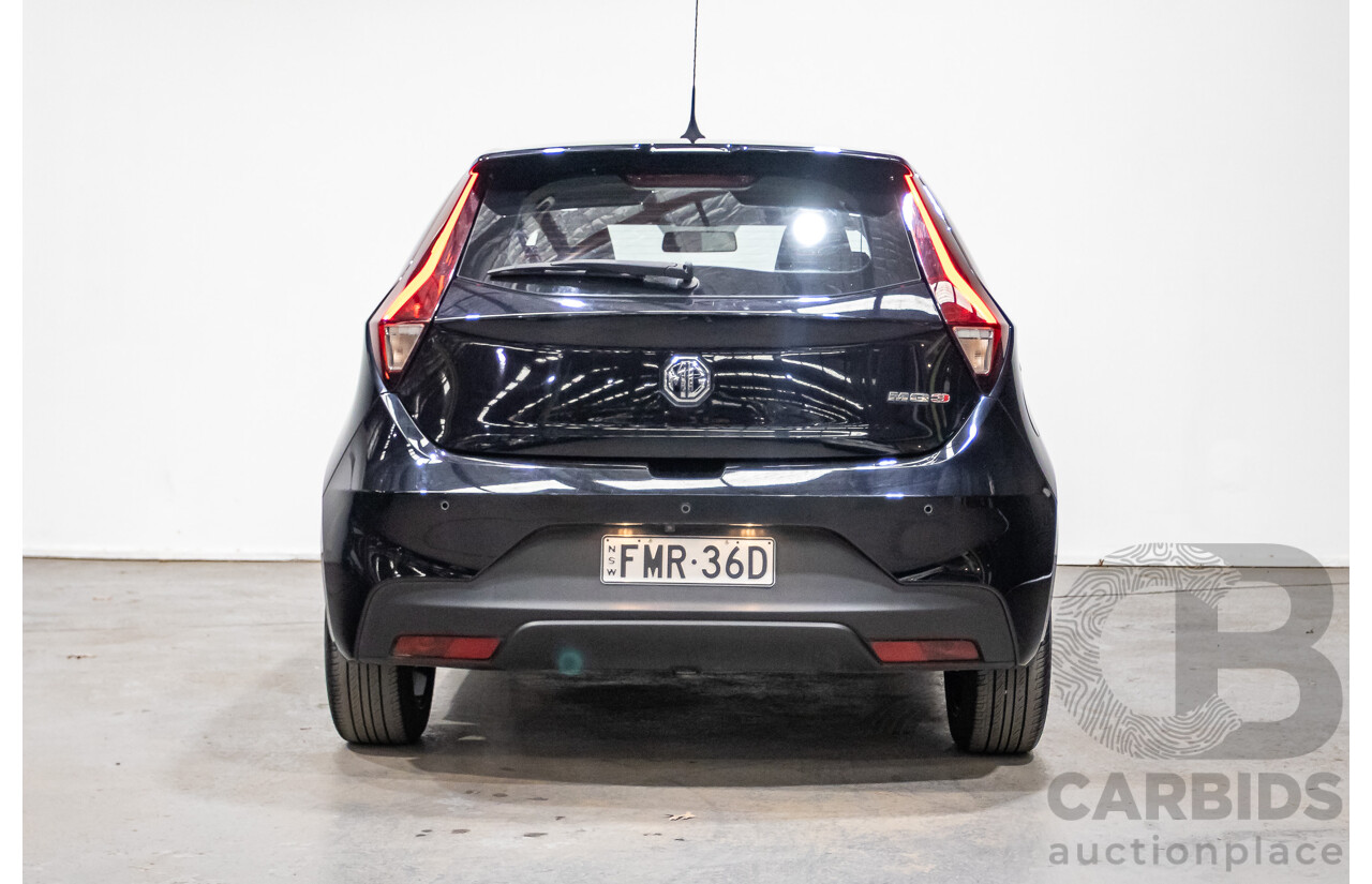 11/2020 MG MG3 Excite SZP1 MY21 4d Hatch Pebble Black 1.5L