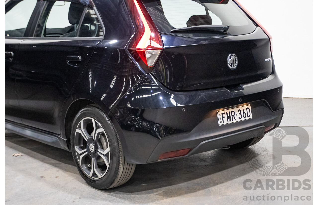 11/2020 MG MG3 Excite SZP1 MY21 4d Hatch Pebble Black 1.5L