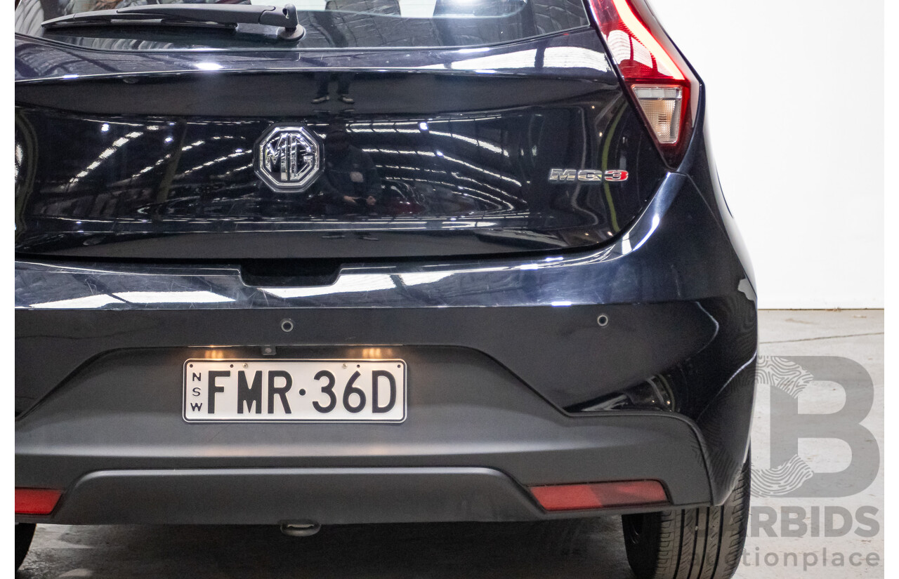 11/2020 MG MG3 Excite SZP1 MY21 4d Hatch Pebble Black 1.5L
