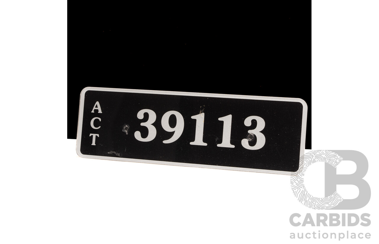 ACT 5-Digit Number Plate - 39113