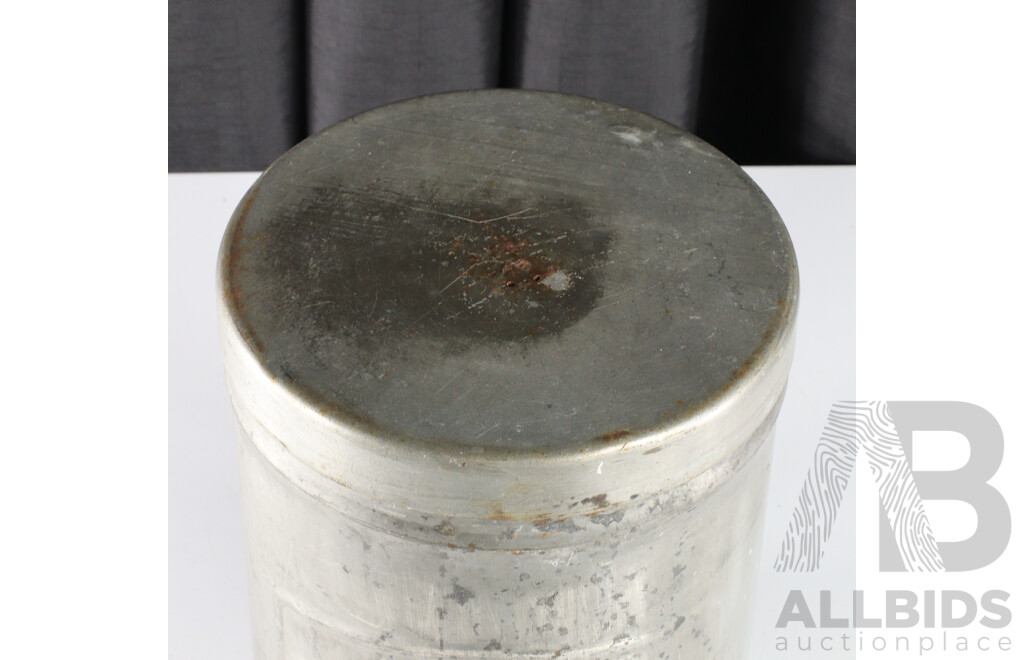 Vintage Streets Lidded Icecream Vat with Cast Iron Handle