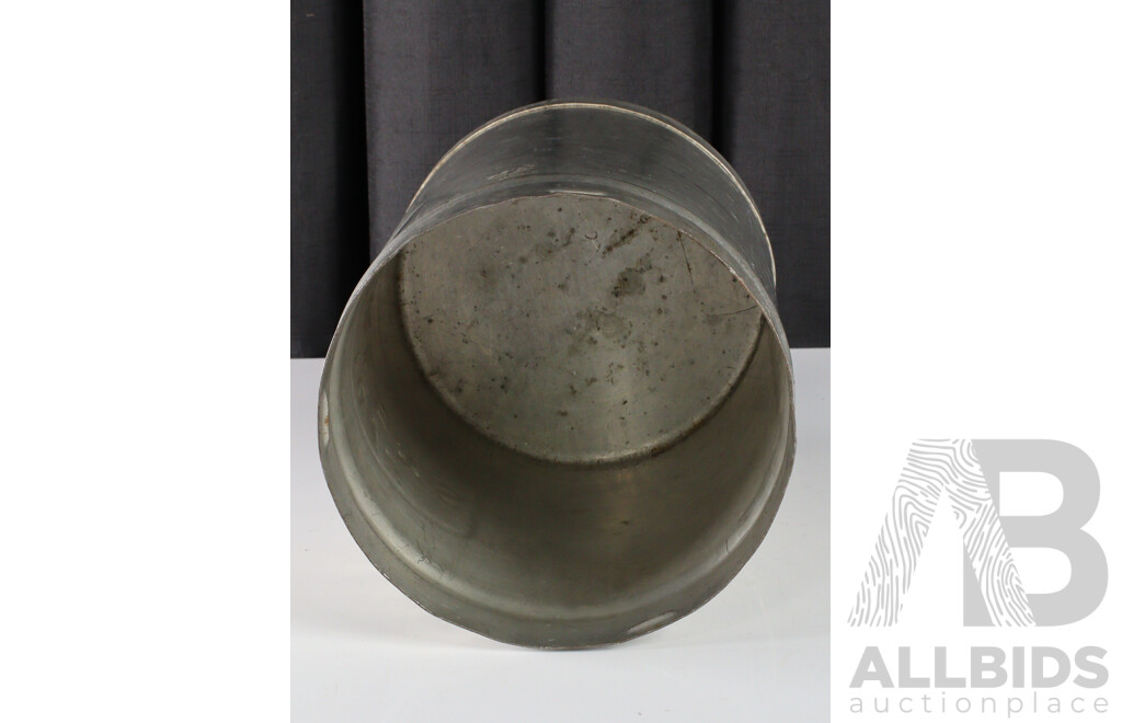 Vintage Streets Lidded Icecream Vat with Cast Iron Handle