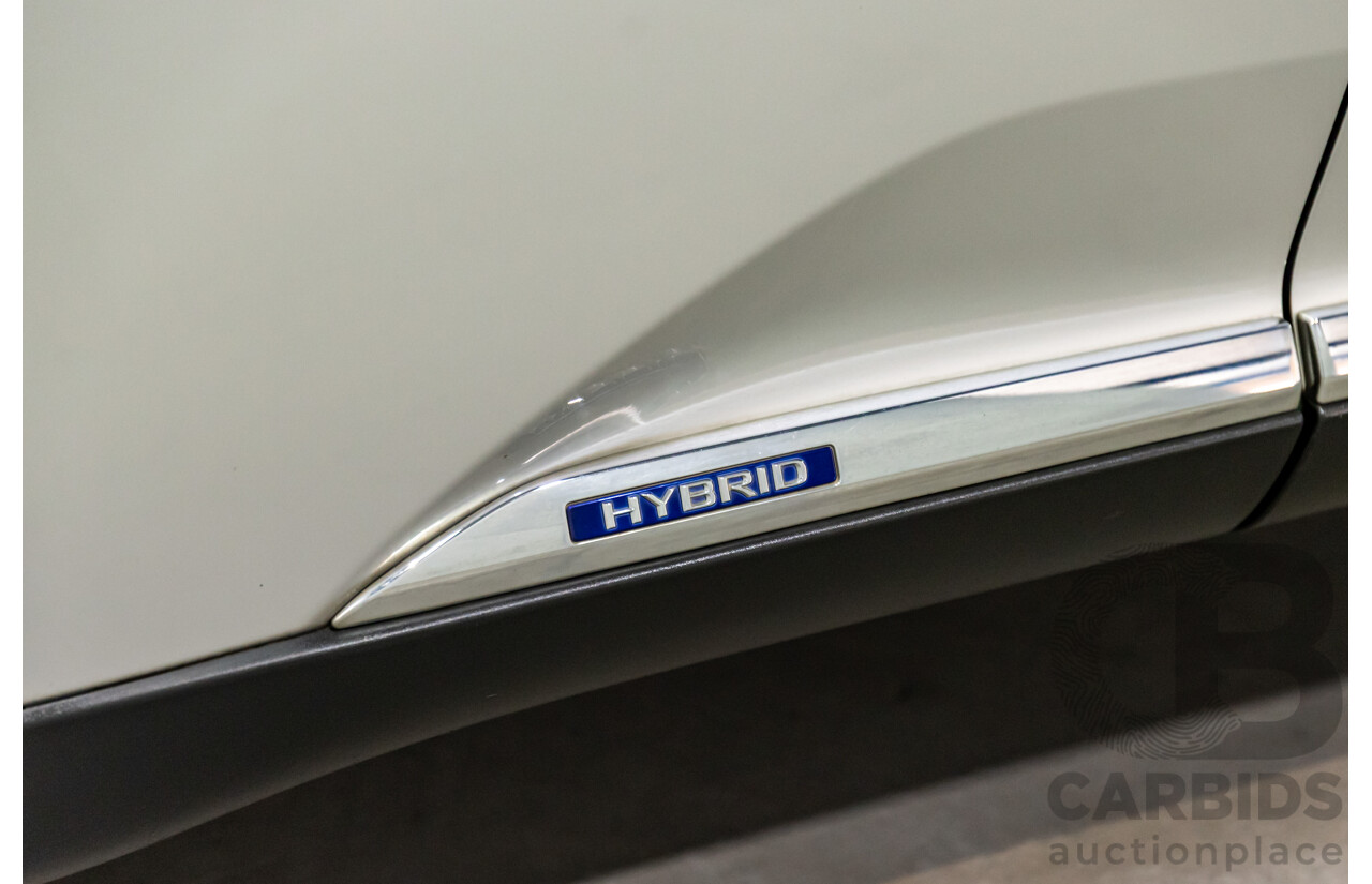 1/2014 Lexus RX450h Sports Luxury GYL15R MY12 4d Wagon Premium Silver Metallic 3.5L - 123kW Hybrid