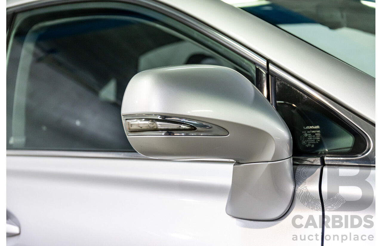 1/2014 Lexus RX450h Sports Luxury GYL15R MY12 4d Wagon Premium Silver Metallic 3.5L - 123kW Hybrid