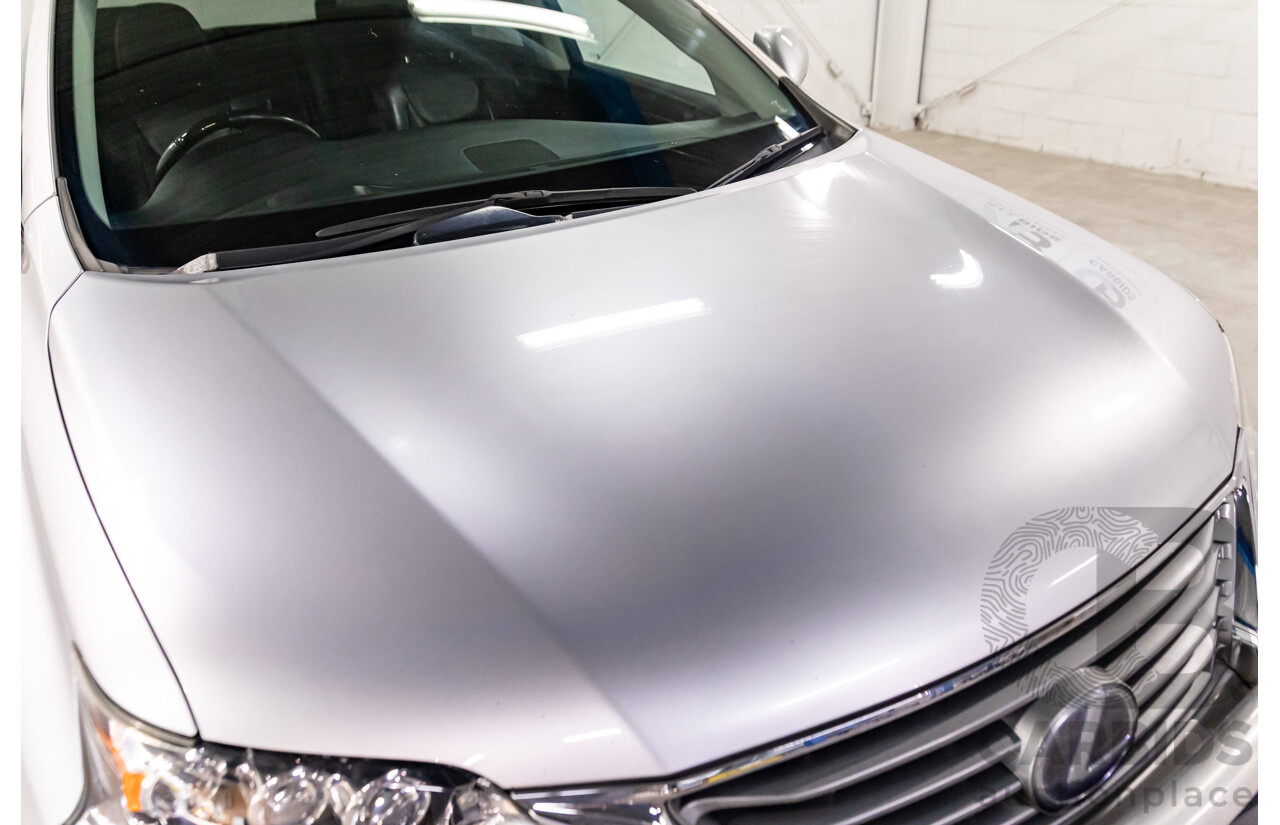 1/2014 Lexus RX450h Sports Luxury GYL15R MY12 4d Wagon Premium Silver Metallic 3.5L - 123kW Hybrid