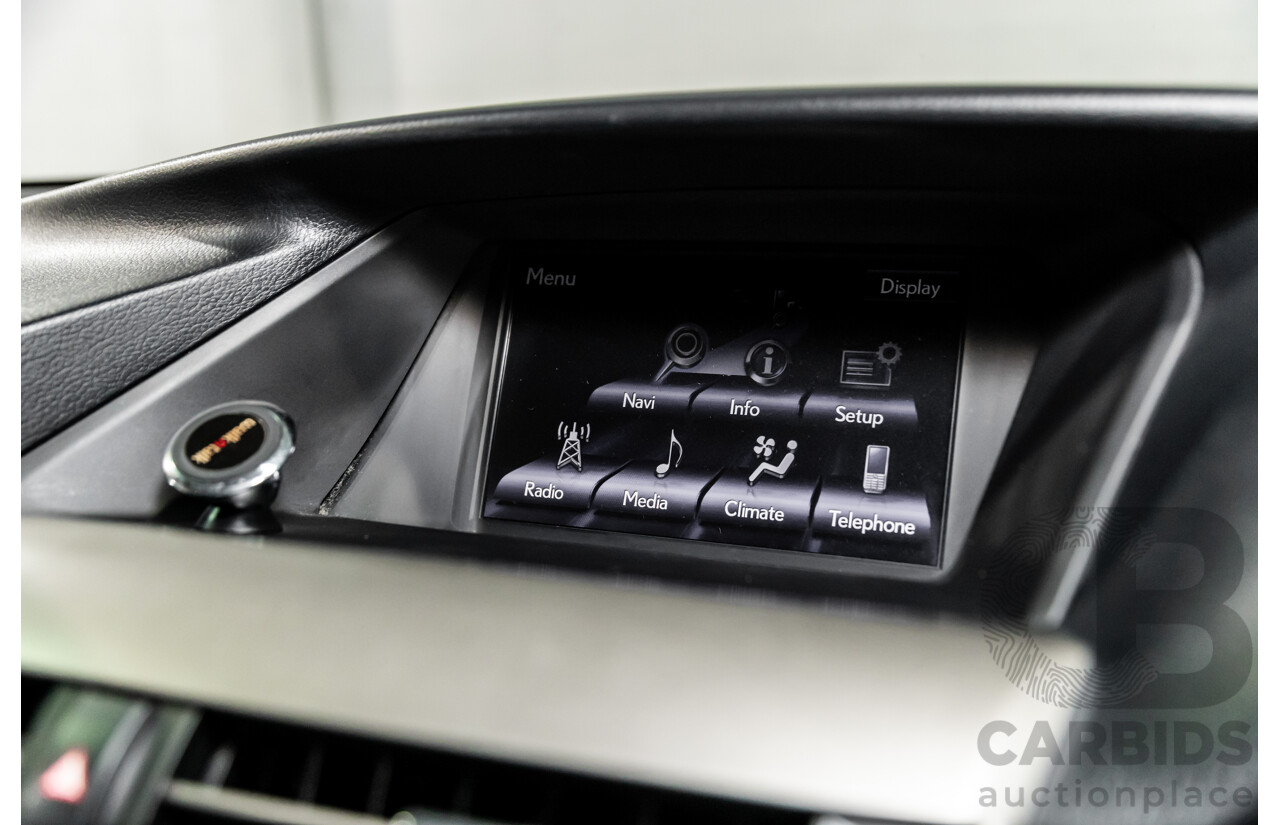 1/2014 Lexus RX450h Sports Luxury GYL15R MY12 4d Wagon Premium Silver Metallic 3.5L - 123kW Hybrid