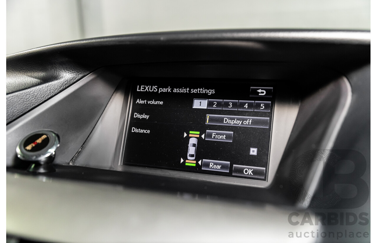 1/2014 Lexus RX450h Sports Luxury GYL15R MY12 4d Wagon Premium Silver Metallic 3.5L - 123kW Hybrid