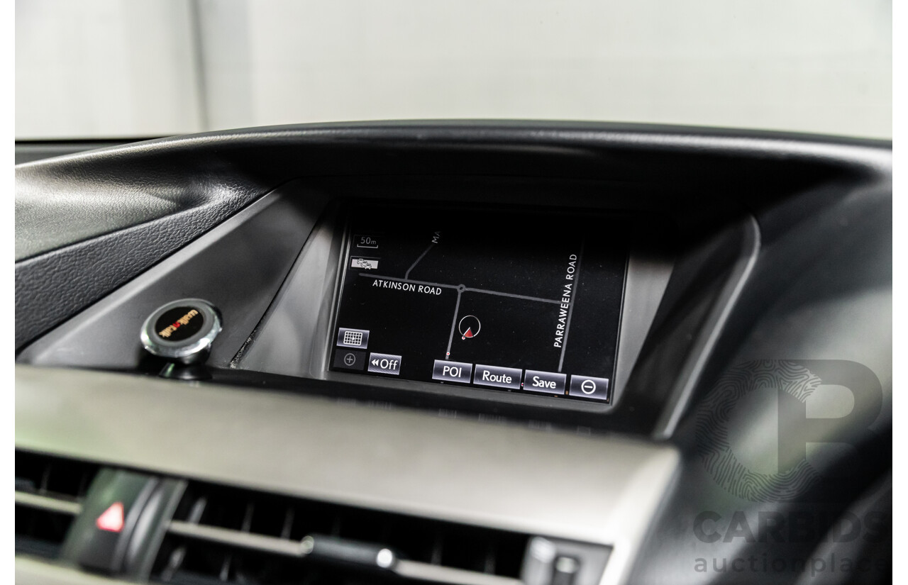 1/2014 Lexus RX450h Sports Luxury GYL15R MY12 4d Wagon Premium Silver Metallic 3.5L - 123kW Hybrid