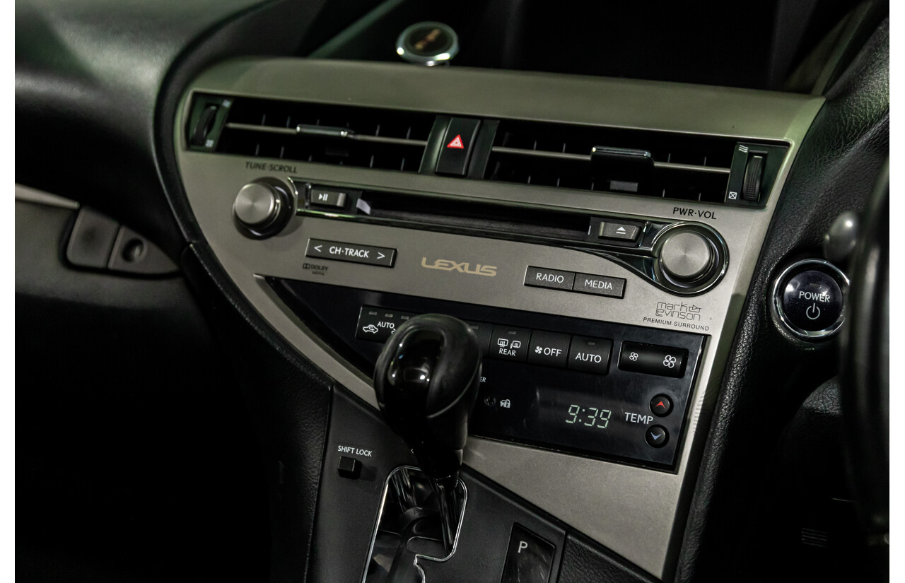 1/2014 Lexus RX450h Sports Luxury GYL15R MY12 4d Wagon Premium Silver Metallic 3.5L - 123kW Hybrid
