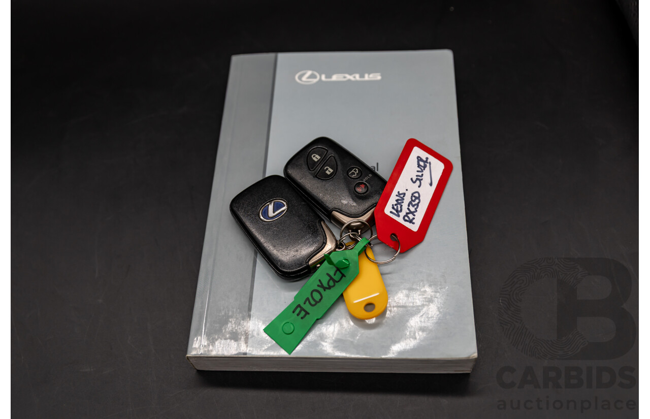1/2014 Lexus RX450h Sports Luxury GYL15R MY12 4d Wagon Premium Silver Metallic 3.5L - 123kW Hybrid