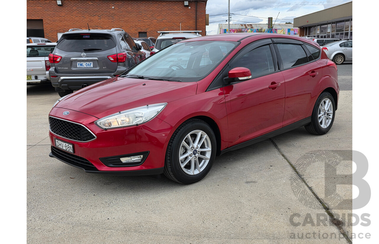 6/2016 Ford Focus Trend LZ 5d Hatchback Red Candy Turbo 1.5L