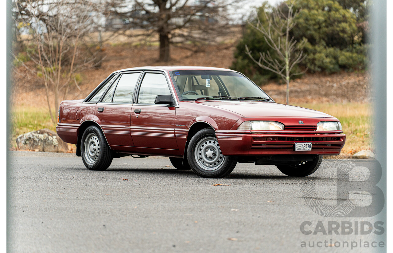 5/1988 Holden Commodore Executive VL BT-1 4d Sedan Venetian Red 3.0L - Ex-NSW Police