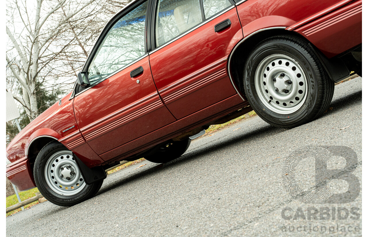 5/1988 Holden Commodore Executive VL BT-1 4d Sedan Venetian Red 3.0L - Ex-NSW Police