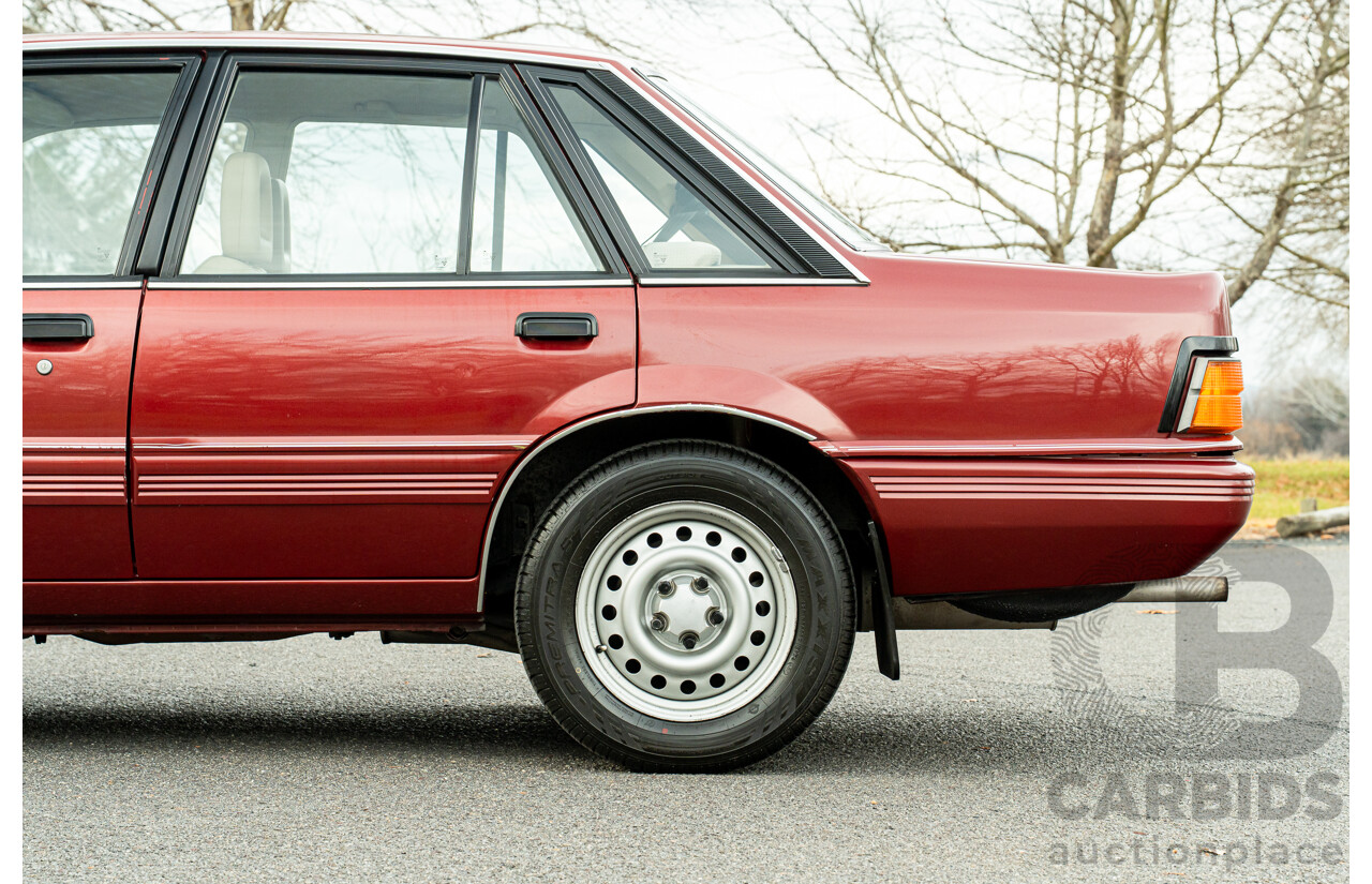 5/1988 Holden Commodore Executive VL BT-1 4d Sedan Venetian Red 3.0L - Ex-NSW Police