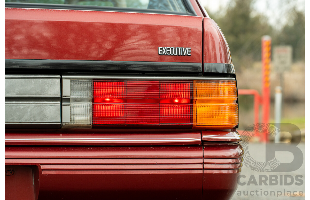 5/1988 Holden Commodore Executive VL BT-1 4d Sedan Venetian Red 3.0L - Ex-NSW Police