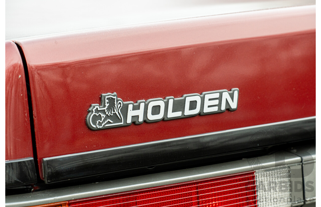 5/1988 Holden Commodore Executive VL BT-1 4d Sedan Venetian Red 3.0L - Ex-NSW Police