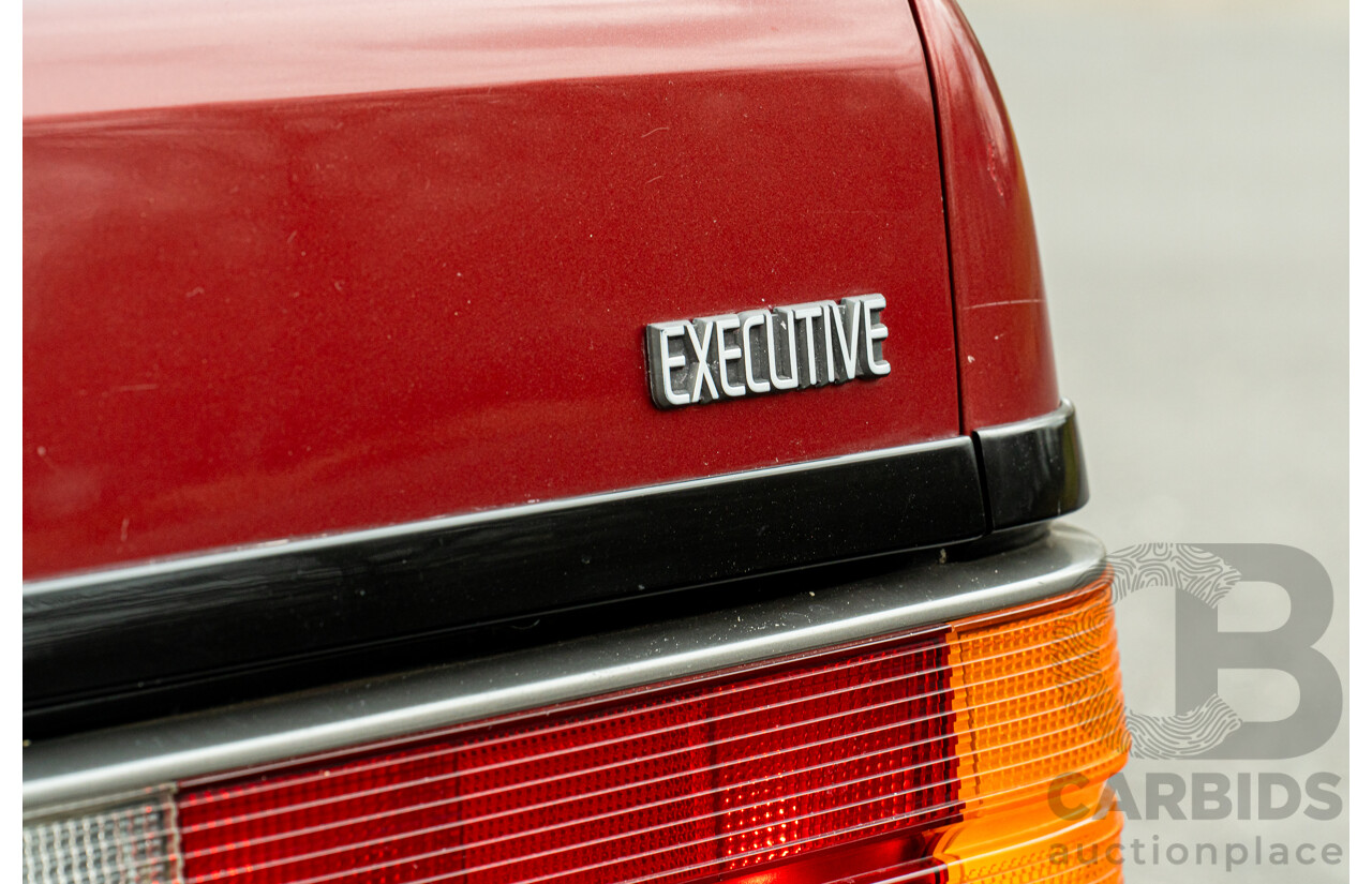 5/1988 Holden Commodore Executive VL BT-1 4d Sedan Venetian Red 3.0L - Ex-NSW Police