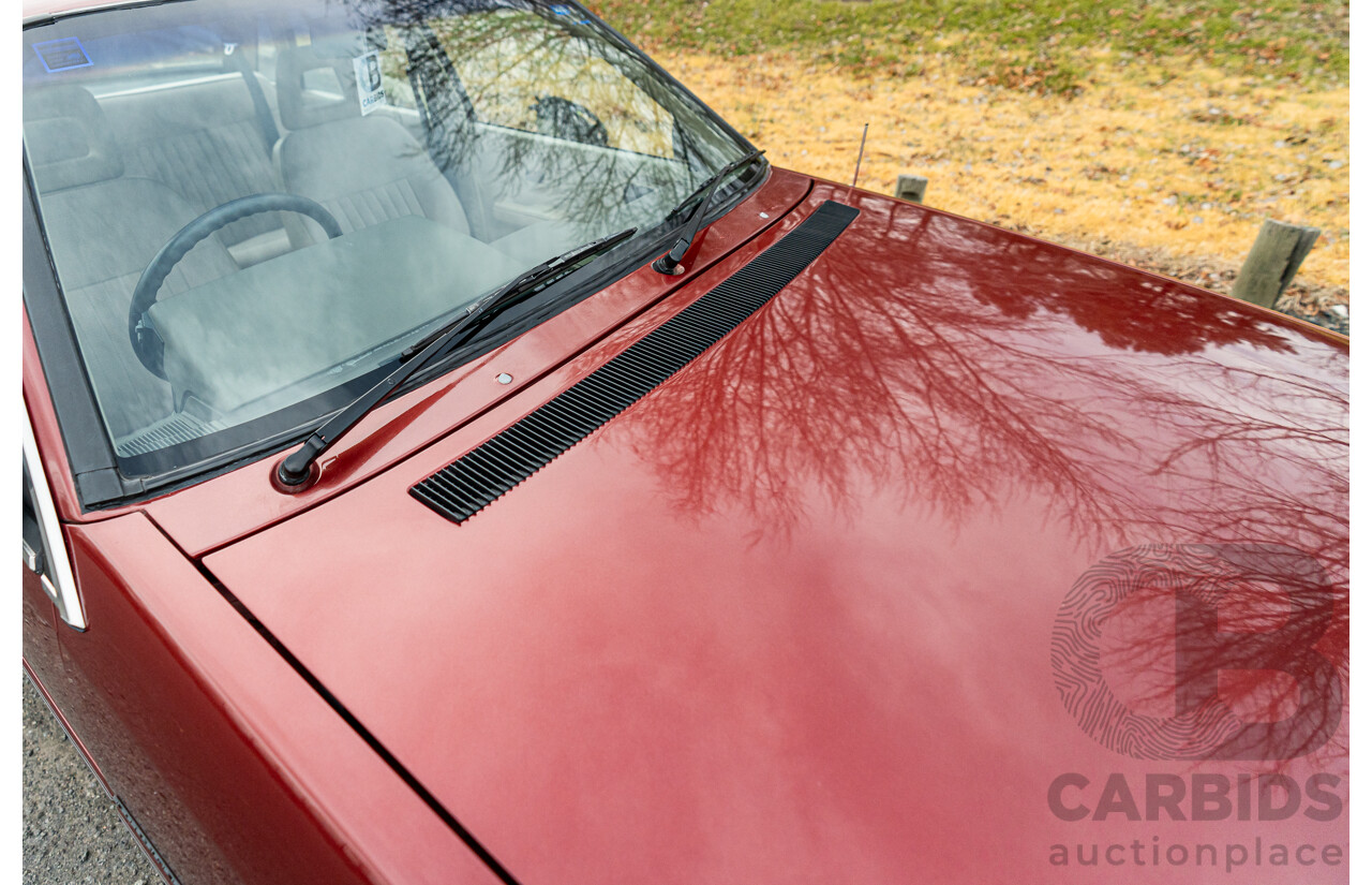 5/1988 Holden Commodore Executive VL BT-1 4d Sedan Venetian Red 3.0L - Ex-NSW Police